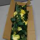 U'Artlines 3 Pack Artificial Yellow Rose Vines Floral Garlands Total 19.5 Ft Fake Vine Silk Flower Garland for Indoor Outdoor Home Wedding Arch Garden Wall Decoration
