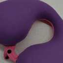COOLBEBE Kids Travel Neck Pillow, Softly Double Support Neck Pillow for Car & Airplane, Traveling Gifts for Toddler & Children (1, Pinkish Purple)