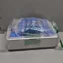 Shoe Covers Dispenser with 200pcs Shoe Cover Disposable Non Slip, User-Friendly and Reliable Shoe Cover Machine, Fits Size Up to 11 US Men, Widely Applicable in Indoor(Silver)