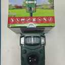 Solar Ultrasonic Animal Repellent Outdoor Deer, Squirrel, Cat,Raccoon, Dog for Yard, Garden, Farm