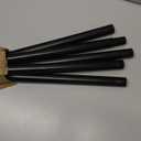 Black Shower Curtain Rod 31 to 80 Inch,1 Inch Diameter Adjustable Spring Tension Stainless Steel Telescoping Rod,Easy Install,No Rust