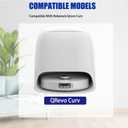 17 Pcs Replacement Parts Accessories Kit,Compatible With Roborock Qrevo Curv/Qrevo Edge Qrevo S5V Robot Vacuum,1 Roller Brush, 4 Hepa Filters,4 Side Brush,4 Mop Pads,4 Vacuum Bags