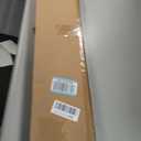 Cordless Faux Wood Blinds 47" W x 48" H, 2 Inch Slat Horizontal Windows Blinds with Crown Valance, Room Darkening Blinds, White Blinds for Home Interiors.