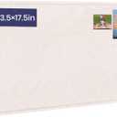 Bulletin Board, 23.5 X 17.5 inches Cork Board with 20 Pushpin, Felt Cork Board Notice Pin Board, Self-Adhesive Vision Board Mood Board Foldable Photo Board for Wall - Oatmeal, 24" x 18"