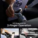 LISEN for MagSafe CD Phone Holder for Car Mount [Angle Adjustable] Magnetic Phone Holder for iPhone Magsafe Car Mount CD Slot Hands Free CD Player Phone Mount for iPhone 15 Pro Max Plus Galaxy, Black