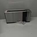 Mueller UltraToast Full Stainless Steel Toaster 2 Slice, Long Extra-Wide Slots with Removable Tray, Cancel/Defrost/Reheat Functions, 6 Browning Levels with LED Display, Housewarming Gifts New Home