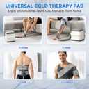 Cold Therapy Machine, Silent Brushless Pump Knee Ice Machine with Cryotherapy System, Ice Therapy Machine for Knee, Shoulder, Ankle, Leg and Hip