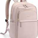 Travel Backpack for Women Personal Carry On Bag Business Weekender Hiking Multilayer Laptop Bag,16 Inch,Pink