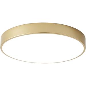 LED Ceiling Light Flush Mount Gold, 24W Kitchen Light Fixture Ceiling Mount Dimmable, 12 inch Close to Ceiling Light Fixture 5CCT for Bedroom, Bathroom, Living Room (12INCH, GOLD-B)