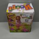 Hoopi Extreme Bubbles Lawn Mower for Toddlers, Spill-Proof Kids Bubble Machine with Lights for 2-Year-Old Girl Birthday Gift, Easter Gifts for Toddlers, Bubble Blowing Push Outdoor Toy with 3 Bottles