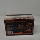 BLACK+DECKER 20V MAX Cordless Drill and Impact Driver, Power Tool Combo Kit with Battery and Charger (BD2KITCDDI)