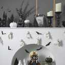 2 x Light Up Ghost Garland Halloween Decoration- Handmade LED Ghost String Light with Timer- Cute Ghosts Banner for Halloween Party Fireplace Mantle Wall Windows Decor (5.5Feet-Length)