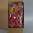 1157 Front LED Turn Signal Lights, 2 Inch Bullet Running Light with Smoked Lens Cover for Harley Sporster 1200, Dyna, Road King, Street Glide, Softail 2020 (Amber+White)