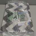 godehone Shower Mats Non Slip Without Suction Cups, PVC Loofah Bathroom Mats, Loofah Mats for Shower and Bathroom, Quick Drying, 15.7x36 Inch, Blue Geometric