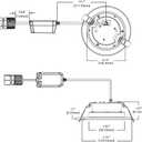 HALO 4-inch Quicklink Canless LED Downlight Selectable 2700K, 3000K, 3500K, 4000K, 5000K CCT  White