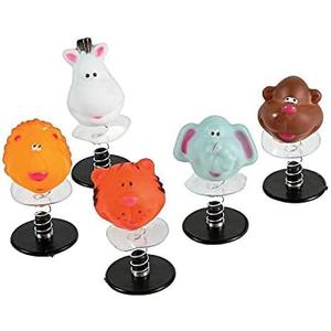 Fun Express Zoo Animal Pop Ups - Party Favor Toys - VBS Vacation Bible School Supplies/Decor - 24 Pieces