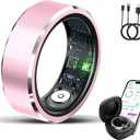 Uaunega Smart Ring for Women Men,IP68 Waterproof Wearable Fitness Tracker with Sleep Tracking Heart Rate Healthy Monitor Ring Activity Monitoring Steps for iOS Android (9)