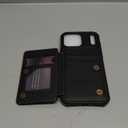 Vinich for iPhone 17 Pro Max Wallet Case with Card Holder, RFID Blocking Credit Slots Kickstand Shockproof Phone Cover Fit for iPhone 17 Pro Max 6.9" Black