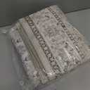 Washable Entryway 3x7 Runner Rug: Farmhouse Kitchen Hallway Rug Runner Wide Soft Water Resistant Floor Mat for Bathroom Nursery Non Slip Indoor Carpet for Living Room Bedroom Dining Room(3x7,Beige)