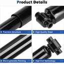 Rear Shock Absorber Struts Assembly Fit for 2006-2012 Ford Fusion, 2009-2012 for Lincon MKZ, 2003-2008 for Mazda 6, 2009-2011 for Mercury Milan, Replace for 344363, 2Pcs