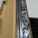 Aluminum Ceiling Curtain Track Set with Hooks Ceiling Mount and Wall Mount Room Divider Sliding Curtain Tracks Rods Flexible Heavy Duty Curtain Rail Hook Sets, Black, 24FT