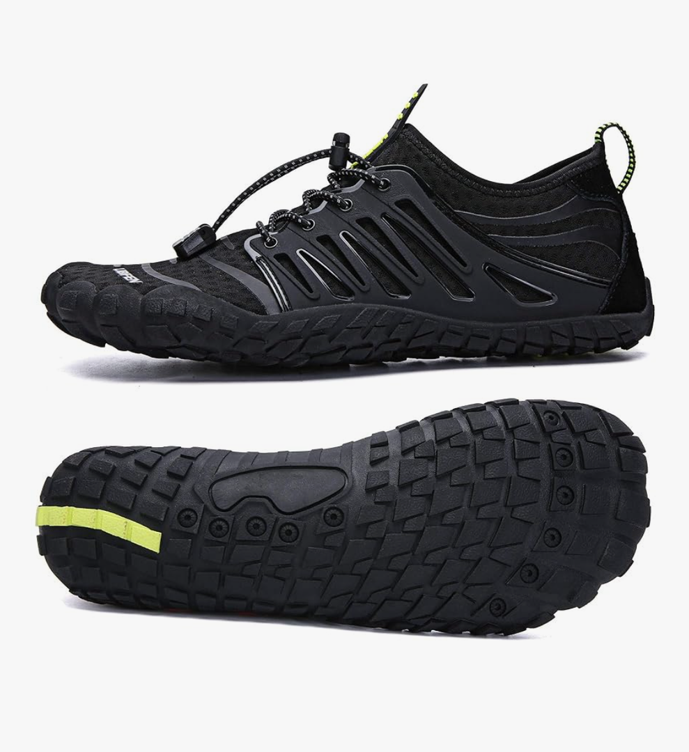 UBFEN Water Shoes Aqua Swim Shoes Mens Womens Beach Sports Quick Dry Barefoot for Boating Fishing Diving Surfing, size 45