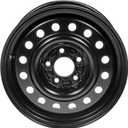 Dorman 939-184 16 x 6.5 In. Steel Wheel Compatible with Select Models, Black