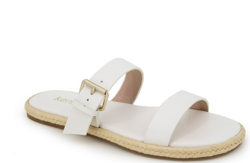 Kensie Flora Espadrille Slide Sandal, Size 9.5M