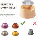 Professional Silicone Seal Kit to Reuse Compatible Vertuoline Capsules, Vertuoline Pods Refillable (Complete Kit+1 Silicon seal) (2.1 Vertuo Professional Silicone Seal Kit)