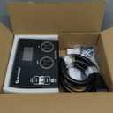 Smart NEMA Socket Splitter 240V for EVs, Auto Power Switch for Level 2 Dual Electric Vehicle (EV) Charging, 3-Color LED Ring, 3.4" LCD Display, No Rewiring Needed, ETL Certified (40 Amp, NEMA 14-50)