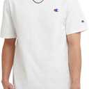 Champion Men's Heritage Tee, Big C Logo (White, S)