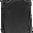Peak Design Travel Backpack 45L, Black, Expandable 35-45L Design, Rear and Top Access, Weatherproof Shell, Laptop Sleeve, Ideal for Travel or Everyday Carry, Versatile Backpack for Men and Women