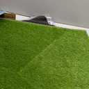 Hompet Dog Grass Pad with Tray Large, 41"x27", 2 Reusable Artificial Turf for Dogs Potty, Waterproof Non-Slip Washable Pee Pads, Quickly Absorbency Portable Dog Litter Box for Indoor/Outdoor Use