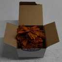 GREENTIME 12 Pcs Glitter Poinsettia 5.5" Artificial Flowers Christmas with Clips Stems Xmas Tree Ornaments for New Year Party Stairs Fireplace Porch Balcony Garden Church Wreath Decoration (Brown)