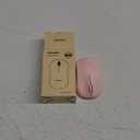 TECKNET Wireless Mouse for Laptop, 2.4G Silent Computer Mouse Quiet Click with 5 DPI Levels,Contoured Grip,Small Portable 30 Months Battery Cordless Mice for PC, Chromebook, Mac - Pink