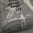 Snuggle Sac Buttery Grey Throw Blanket for Couch, Reversible Super Soft Warm Blankets Cozy Knit Fuzzy Plush Lightweight Throws for Sofa, Bed, Heather Grey, 50"x 60"