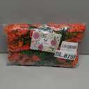 Orange Artificial Morning Glory Fall Faux Flowers for Outdoor Decoration, 12 Bundles Realistic Silk Flowers with Eucalyptus for Autumn Home Decor Patio Porch Garden Planter Window Box Yard