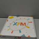 XFM Large Blue Wall Clock 16 Inch Silent Wall Clocks Battery Operated Tulip Flowers Round Analog Clock for Kitchen Bedroom Living Room Decor