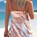 ROSEWE 2025 Tankini Swimsuits for Women, Two Piece Bathing Suits with Shorts, Modest Tank Top Swim Dress X-Large