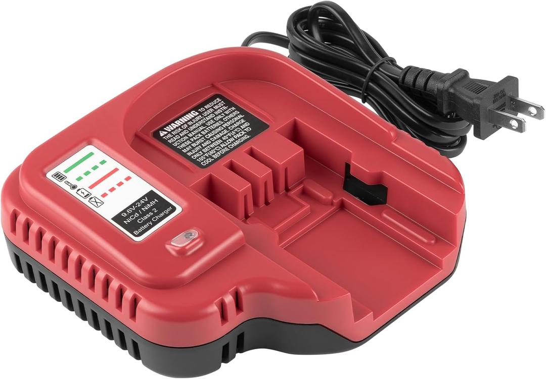 Fast Charger for Black & Decker BDFC240 18V 14.4V 12V 9.6V 24V NiCD NiMH Battery HPB18 HPB18-OPE HPB14 HPB96 HPB24 Replacement for Black and Decker 18V Battery Charger