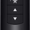 Casablanca Handheld Remote Control - Casablanca & Hunter Ceiling Fan Remote Replacement, Controls 4 Speeds & Full Range Light Dimming, Wireless, Includes Wall Mount Holder - 99198, Black