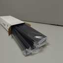 2" x 8"Aluminum Desk Name Plate Holder, Office Business Desk Sign Holder Desktop-5 Pack (Black)