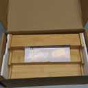 Spice Rack Kitchen Cabinet Organizer- 3 Tier Bamboo Expandable Display Shelf Yellow