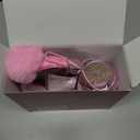 Wireless Girls Headphones Bluetooth, LED Light up Color Changing Kids Headphones with MIC, 10 Hours Anime Cute Headsets for School,Parties (Pink)