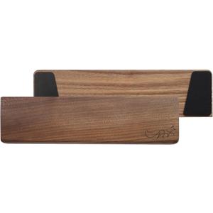 Wooden Keyboard Wrist Rest,14.2x3.1x0.7in Ergonomic Walnut Wood Palm Support for 60%, 75%, 80% Mechanical Keyboards for Comfortable Typing and Playing
