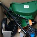 Scotts Turf Builder EdgeGuard Mini Broadcast Spreader for Seed,Fertilizer,Salt,Ice Melt, Holds up to 5,000 sq.ft. Product