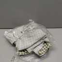 Mindsoft Sage Green Gingham Ruffled Tablecloth 84 x 60 Inches Rectangle Cotton Linen Checkered Table Cloth Buffalo Plaid Farmhouse Vintage Decorative Tablecover for Picnic Kitchen Dining Home Party