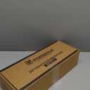 Forbena White Floating Shelves for Bathroom Organizer Over Toilet, Bathroom Shelves Wall Mounted with Towel Rack, Corner Wall Shelf for Bedroom Decor Kitchen Storage (WhiteDark Grey, Set of 2)