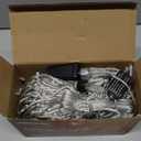 JMEXSUSS 38.8FT Icicle Lights for Outside, 400 LED Icicle Christmas Lights Outdoor Indoor Plug in, Warm White String Lights for Christmas House Patio Party Fireplace Holiday Decorations