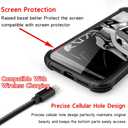 ZHEGAILIAN for iPhone 7/8/SE2/SE3 Case, Military-Grade Protection, All-Around Shockproof Corners, Anti-Scratch Phone Case for iPhone 7/8/SE2/SE3, Black Grey Leopard
